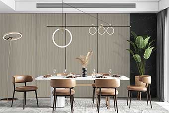岳阳轻奢风格-餐厅