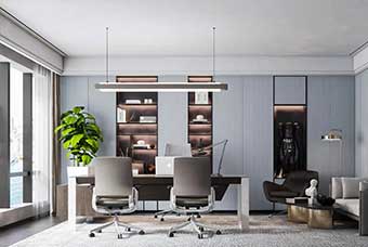 岳阳轻奢风格-书房