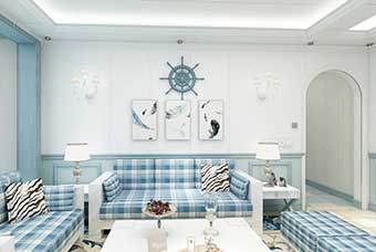 岳阳地中海风格-客厅