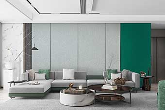 岳阳轻奢风格-客厅