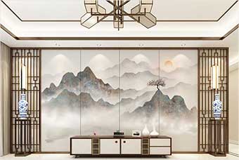 岳阳森佰汇航空纤维（山水画系列）